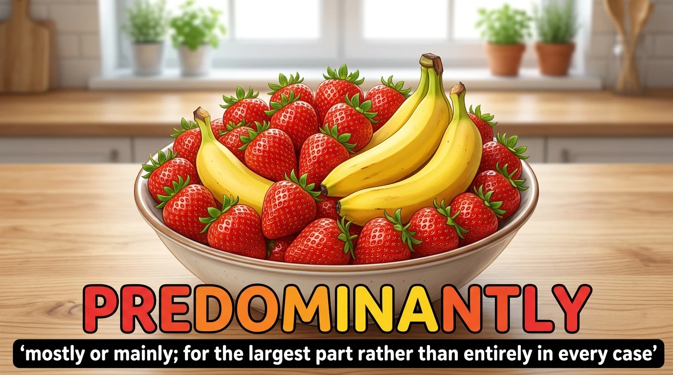English Illustration for predominantly